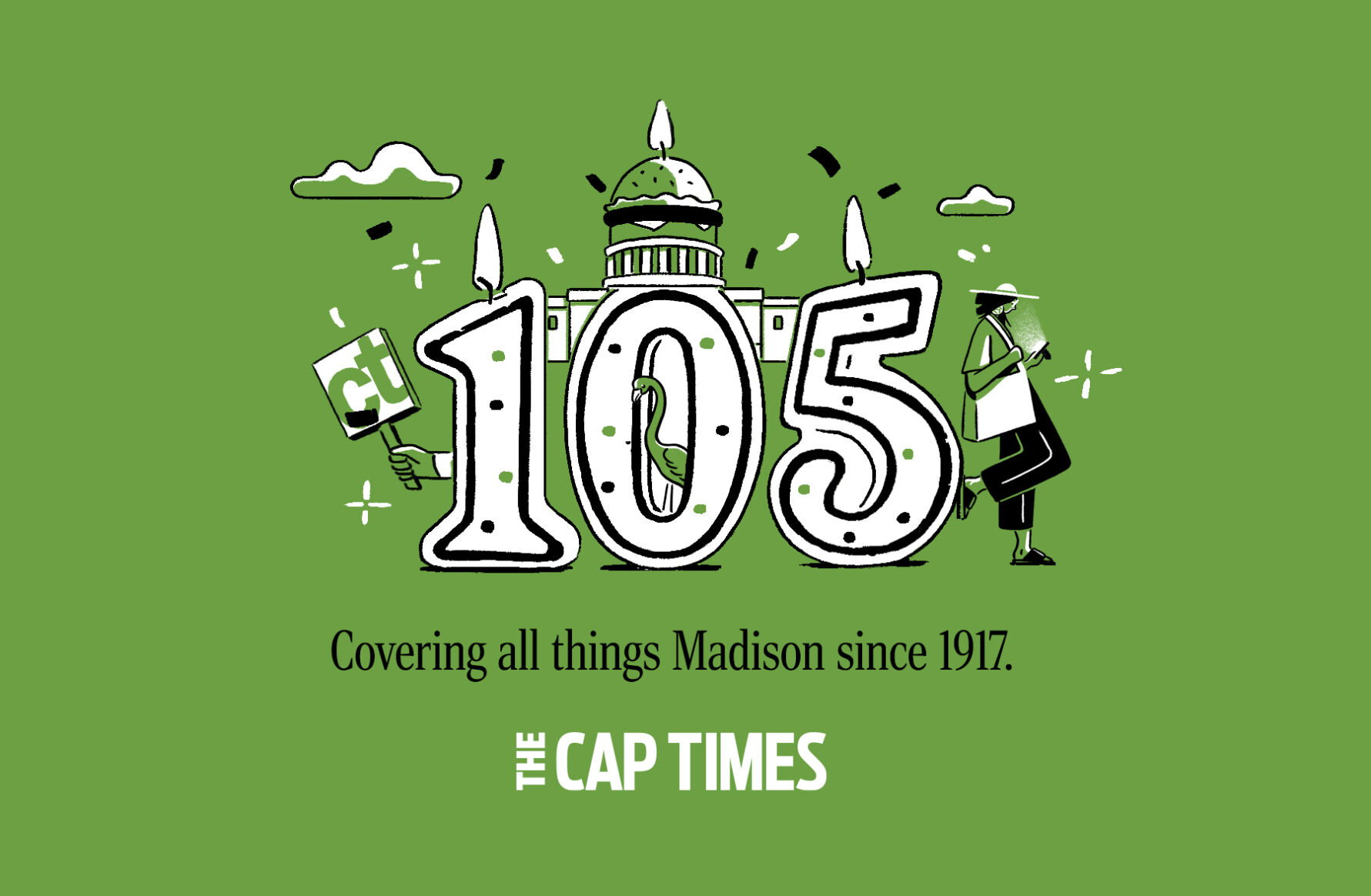 Cap Times 105 Birthday